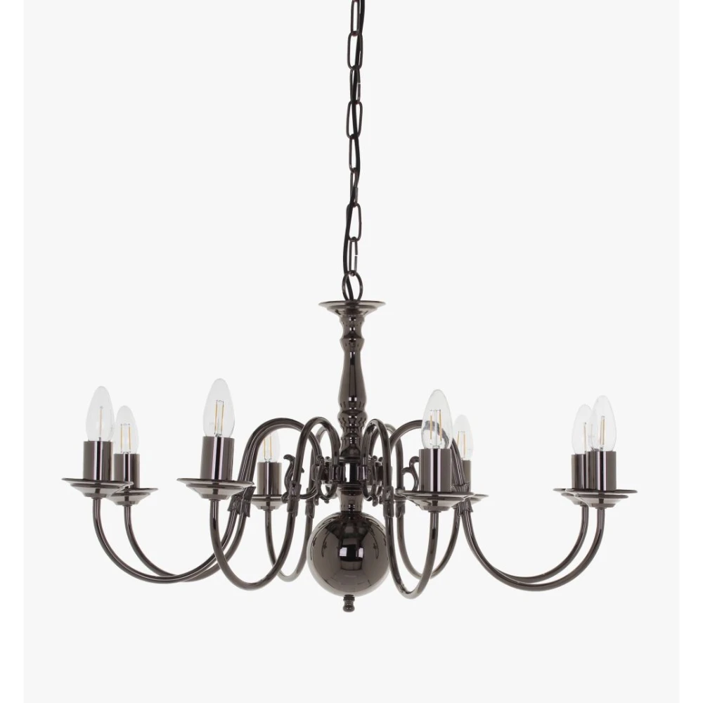 8 Light Fitting in Gunmetal Ses | Washington Lighting and Interiors 8 Light Fitting in Gunmetal Ses | Washington Lighting and Interiors