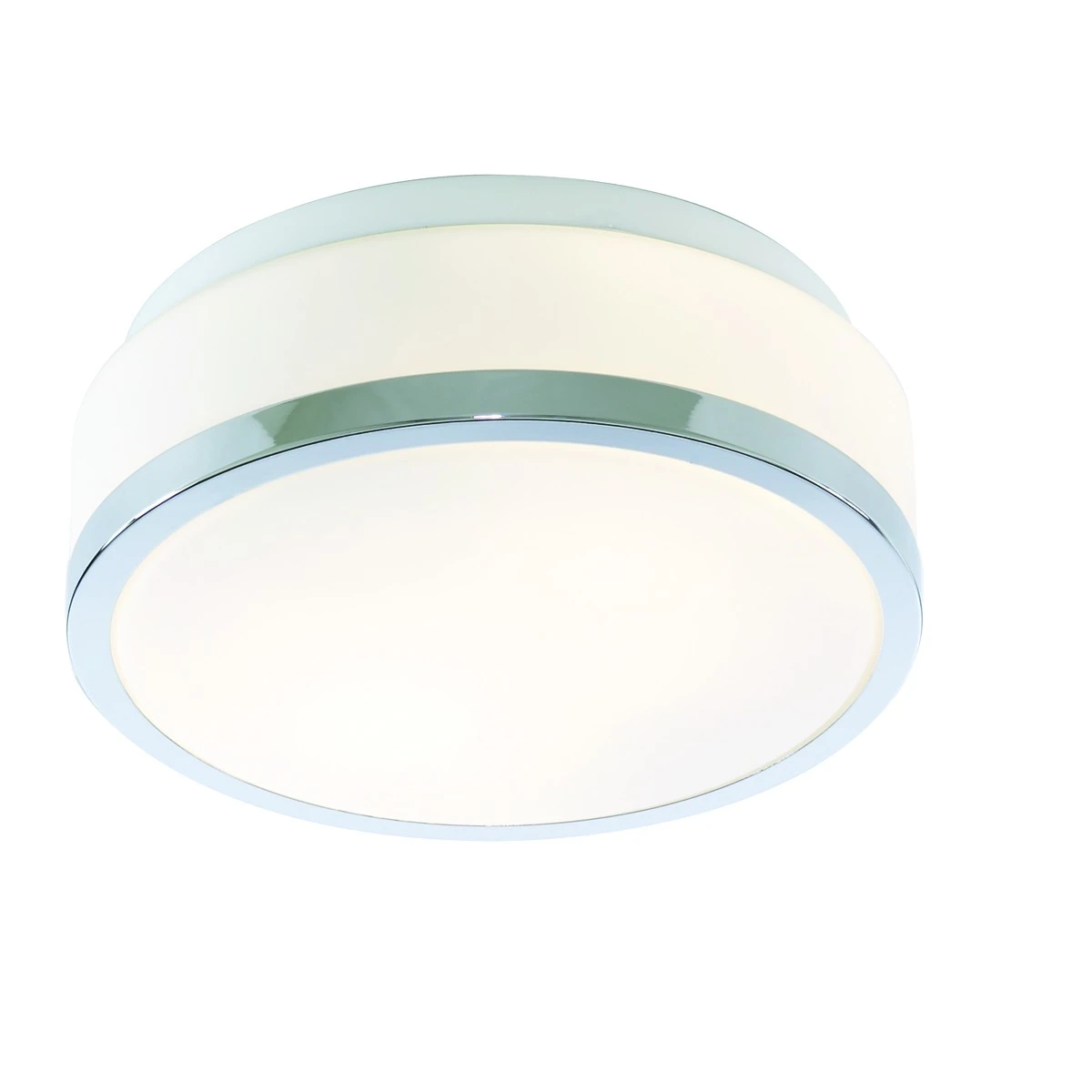 Bathroom Ceiling Light with Opal Glass and Chrome Trim Ip44 | Washington Lighting and Interiors Bathroom Ceiling Light with Opal Glass and Chrome Trim Ip44 | Washington Lighting and Interiors
