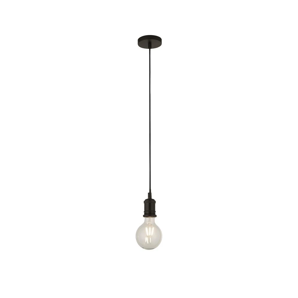 Black 1lt Cable Suspension with 15mtr Black Textile Cable | Washington Lighting and Interiors Black 1lt Cable Suspension with 15mtr Black Textile Cable | Washington Lighting and Interiors