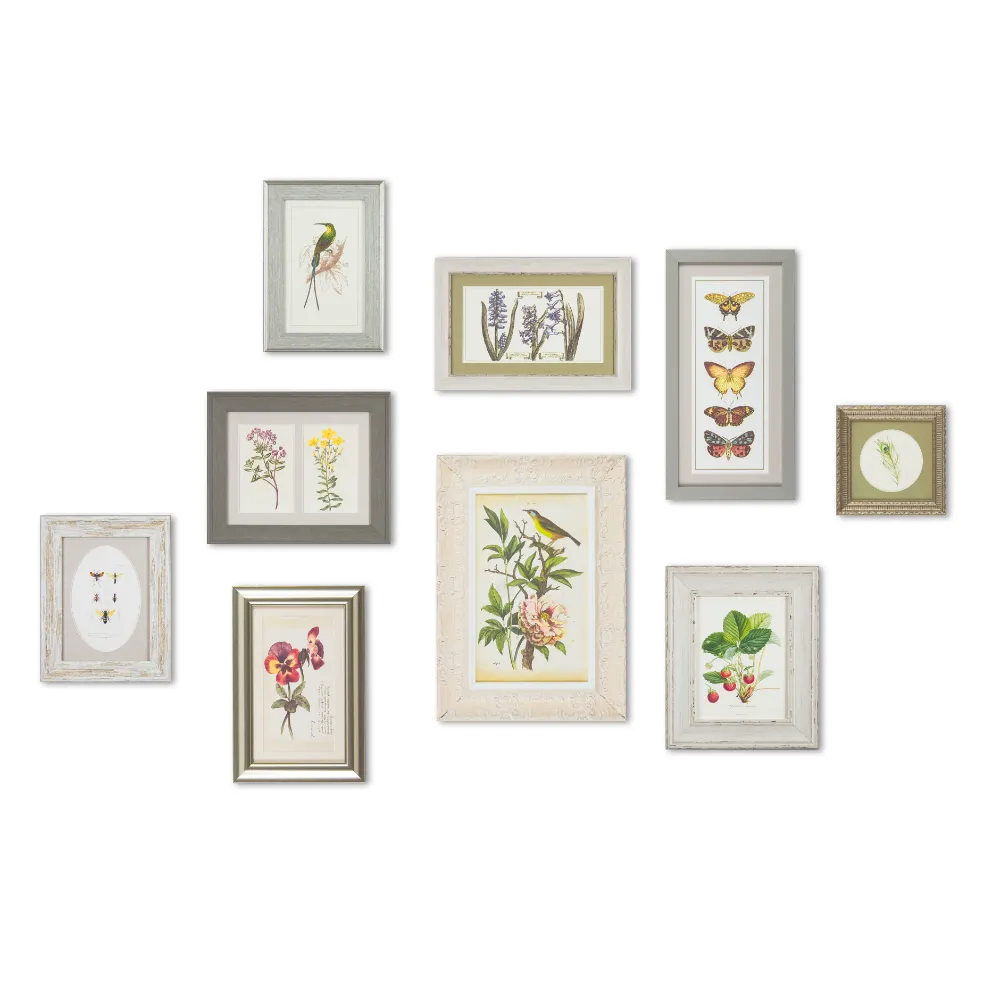 Botanical Landscape Framed in Green Grey White 94cm X 135cm | Washington Lighting and Interiors Botanical Landscape Framed in Green Grey White 94cm X 135cm | Washington Lighting and Interiors