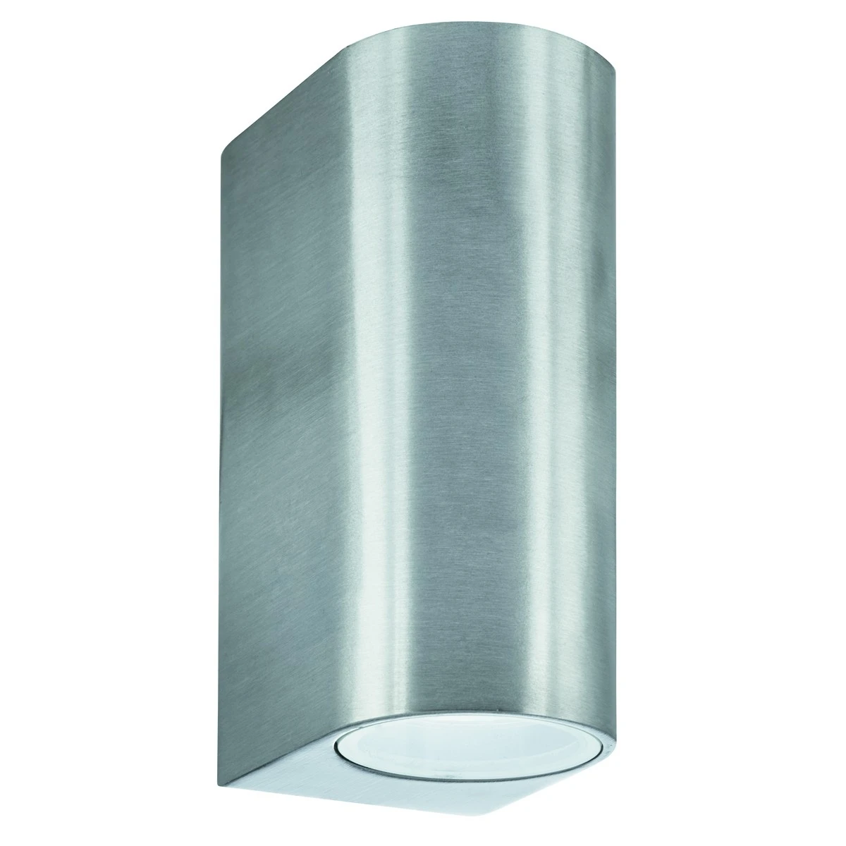 Modern Outdoor 2 Light Down Up Wall Light in Silver Ip44 | Washington Lighting and Interiors Modern Outdoor 2 Light Down Up Wall Light in Silver Ip44 | Washington Lighting and Interiors