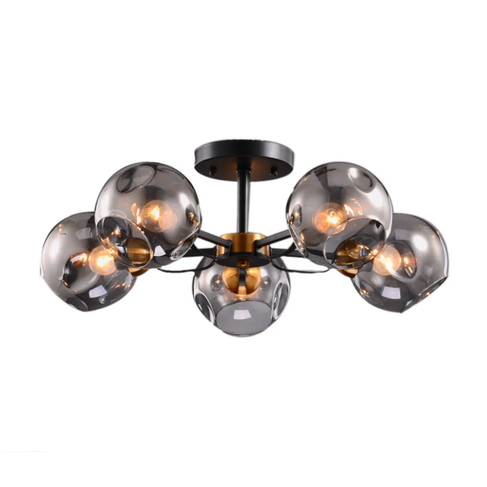Derwent 5 Light Semi Flush | Washington Lighting and Interiors Derwent 5 Light Semi Flush | Washington Lighting and Interiors