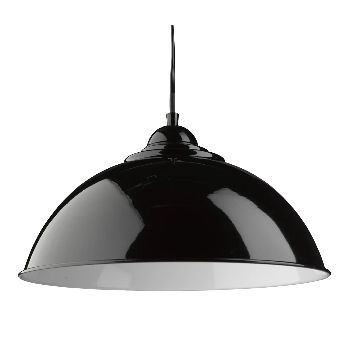 Half Dome Ceiling Pendant in Black | Washington Lighting and Interiors Half Dome Ceiling Pendant in Black | Washington Lighting and Interiors