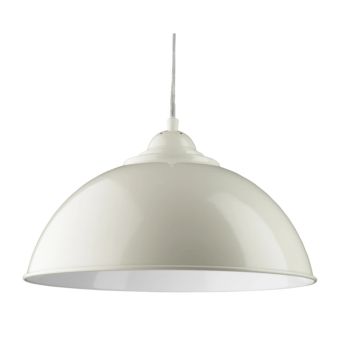 Half Dome Ceiling Pendant in Ivory | Washington Lighting and Interiors Half Dome Ceiling Pendant in Ivory | Washington Lighting and Interiors