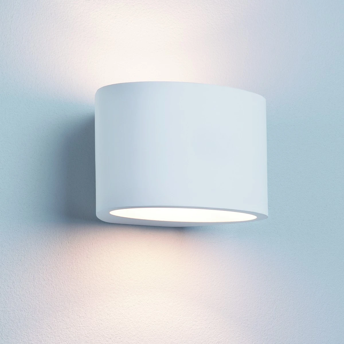Oval White Plaster Wall Light | Washington Lighting and Interiors Oval White Plaster Wall Light | Washington Lighting and Interiors