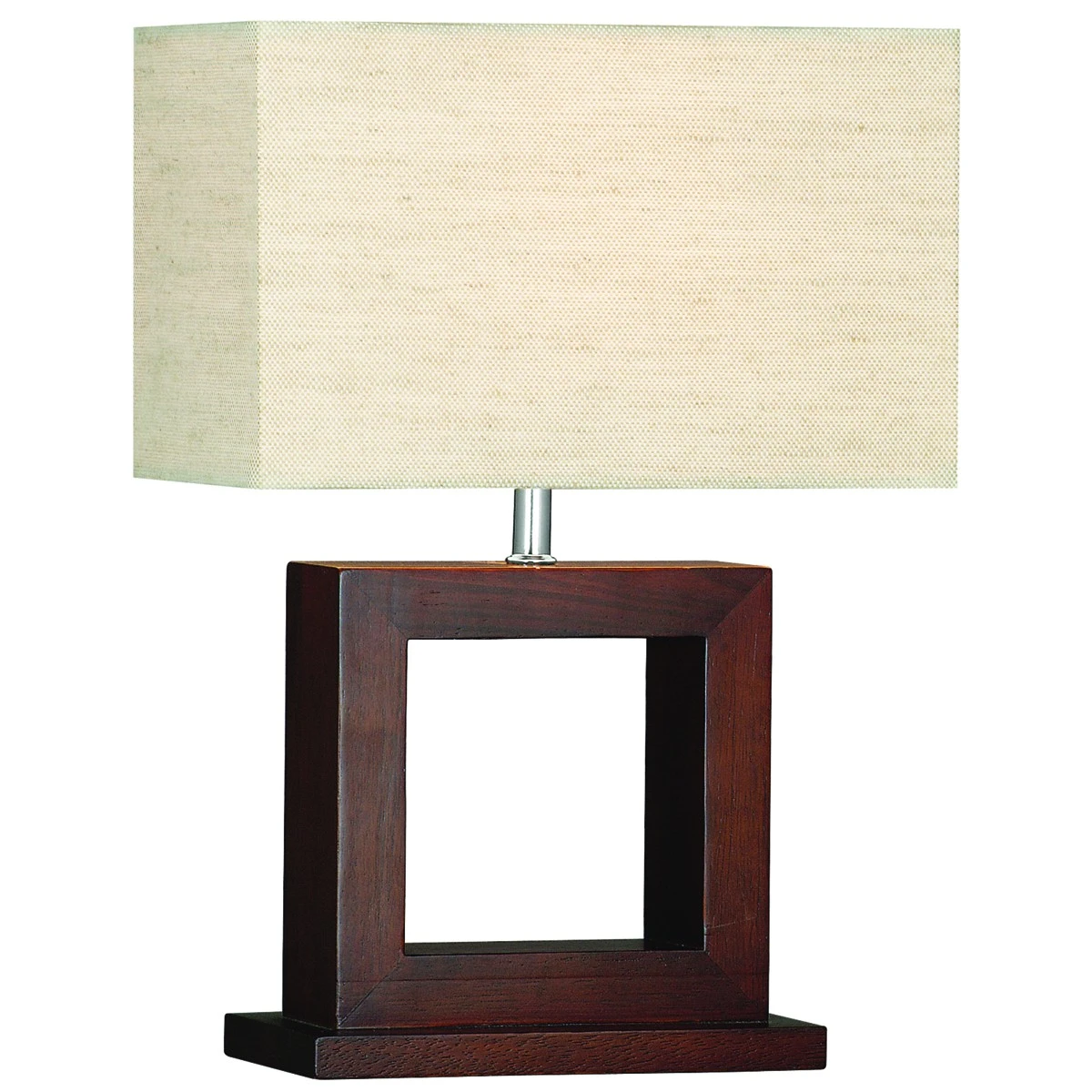 Dark Wood Square Table Lamp Complete with Shade | Washington Lighting and Interiors Dark Wood Square Table Lamp Complete with Shade | Washington Lighting and Interiors