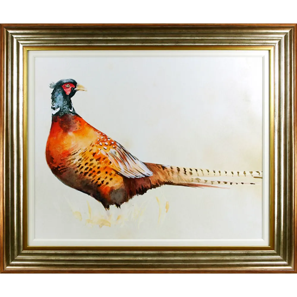 Animals Landscape Framed in Gold Orange 74cm X 89cm | Washington Lighting and Interiors Animals Landscape Framed in Gold Orange 74cm X 89cm | Washington Lighting and Interiors