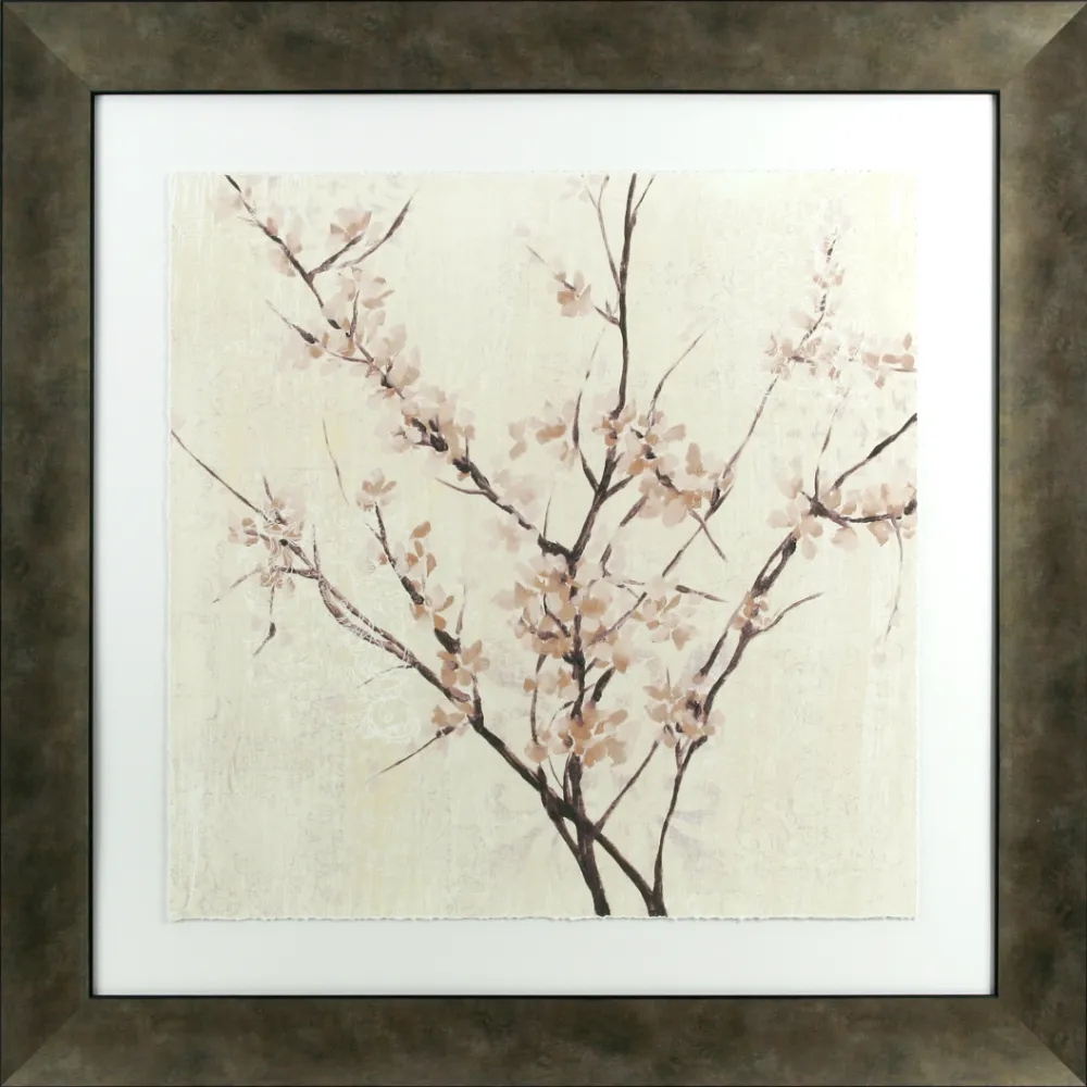 Floral Square Framed in Pink 81cm X 81cm | Washington Lighting and Interiors Floral Square Framed in Pink 81cm X 81cm | Washington Lighting and Interiors