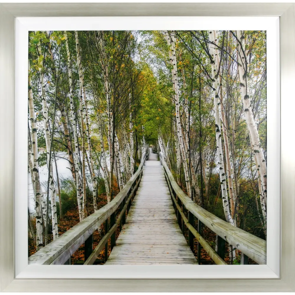 Landscape Square Framed in Brown Green White 84cm X 84cm | Washington Lighting and Interiors Landscape Square Framed in Brown Green White 84cm X 84cm | Washington Lighting and Interiors