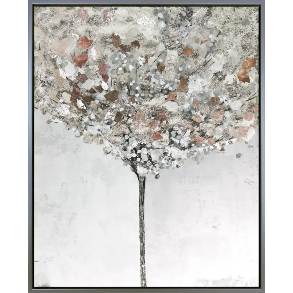 Landscape Portrait Framed in Brown Silver White 98cm X 78cm | Washington Lighting and Interiors Landscape Portrait Framed in Brown Silver White 98cm X 78cm | Washington Lighting and Interiors
