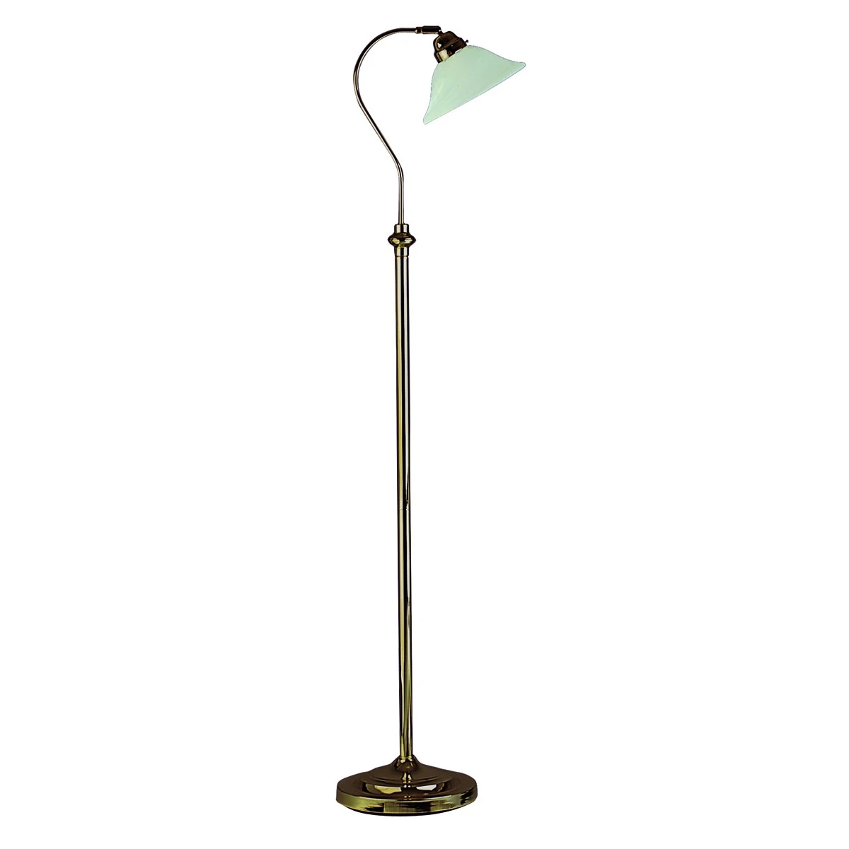 Floor Lamp Antique Brass Complete with Marble Effect Glass | Washington Lighting and Interiors Floor Lamp Antique Brass Complete with Marble Effect Glass | Washington Lighting and Interiors
