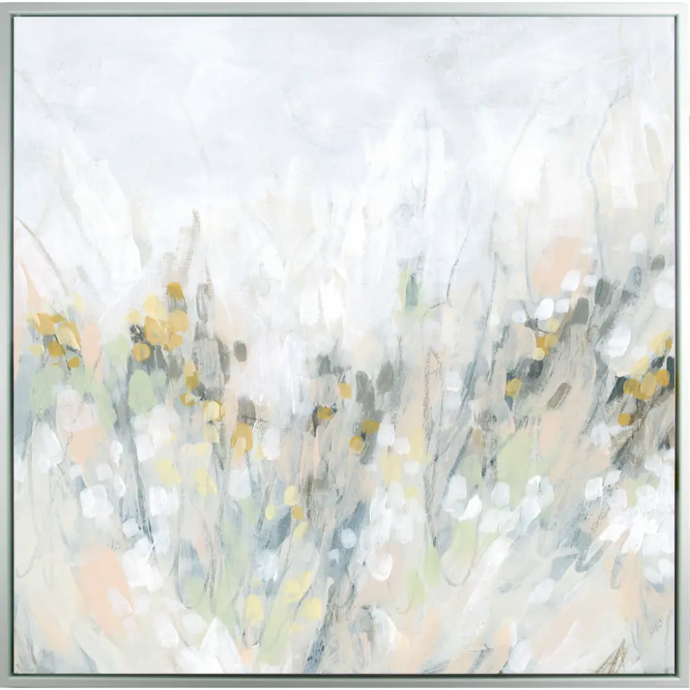 Floral Square Framed in Blue Green Pink 94cm X 94cm | Washington Lighting and Interiors Floral Square Framed in Blue Green Pink 94cm X 94cm | Washington Lighting and Interiors