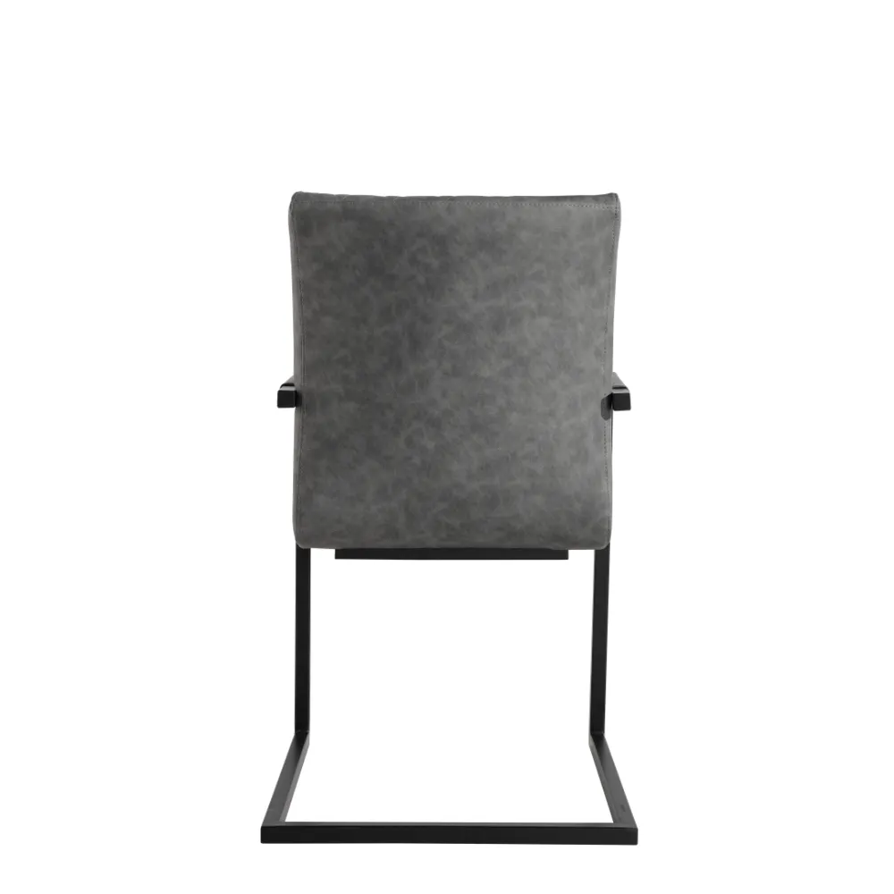 Diamond Stitch Carver Chair - Grey | Washington Lighting and Interiors Diamond Stitch Carver Chair Grey | Washington Lighting and Interiors