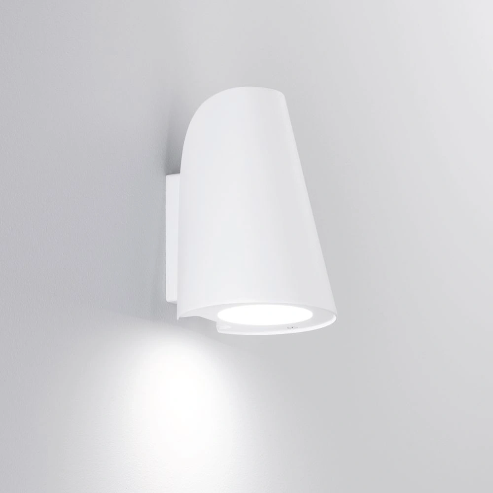 Small Flush Exterior Wall Light in White | Washington Lighting and Interiors Small Flush Exterior Wall Light in White | Washington Lighting and Interiors