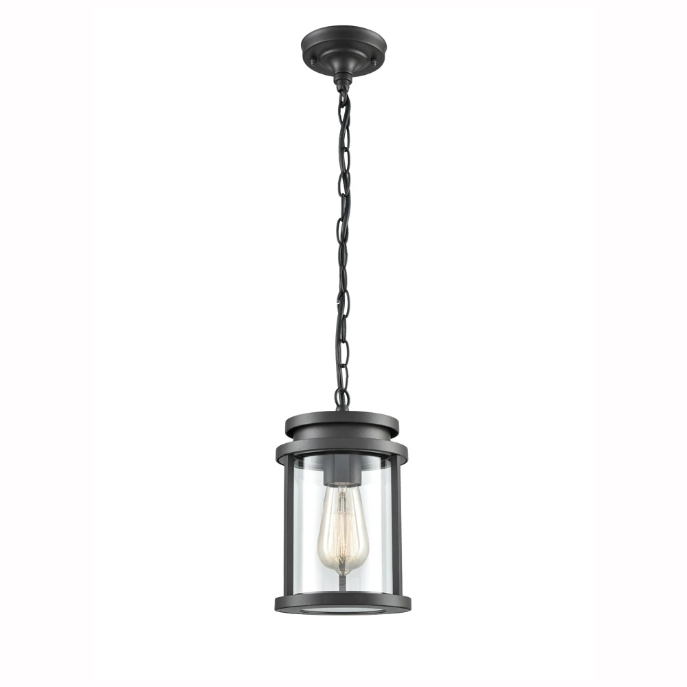 1 Light Interior Exterior Pendant Dark Grey | Washington Lighting and Interiors 1 Light Interior Exterior Pendant Dark Grey | Washington Lighting and Interiors