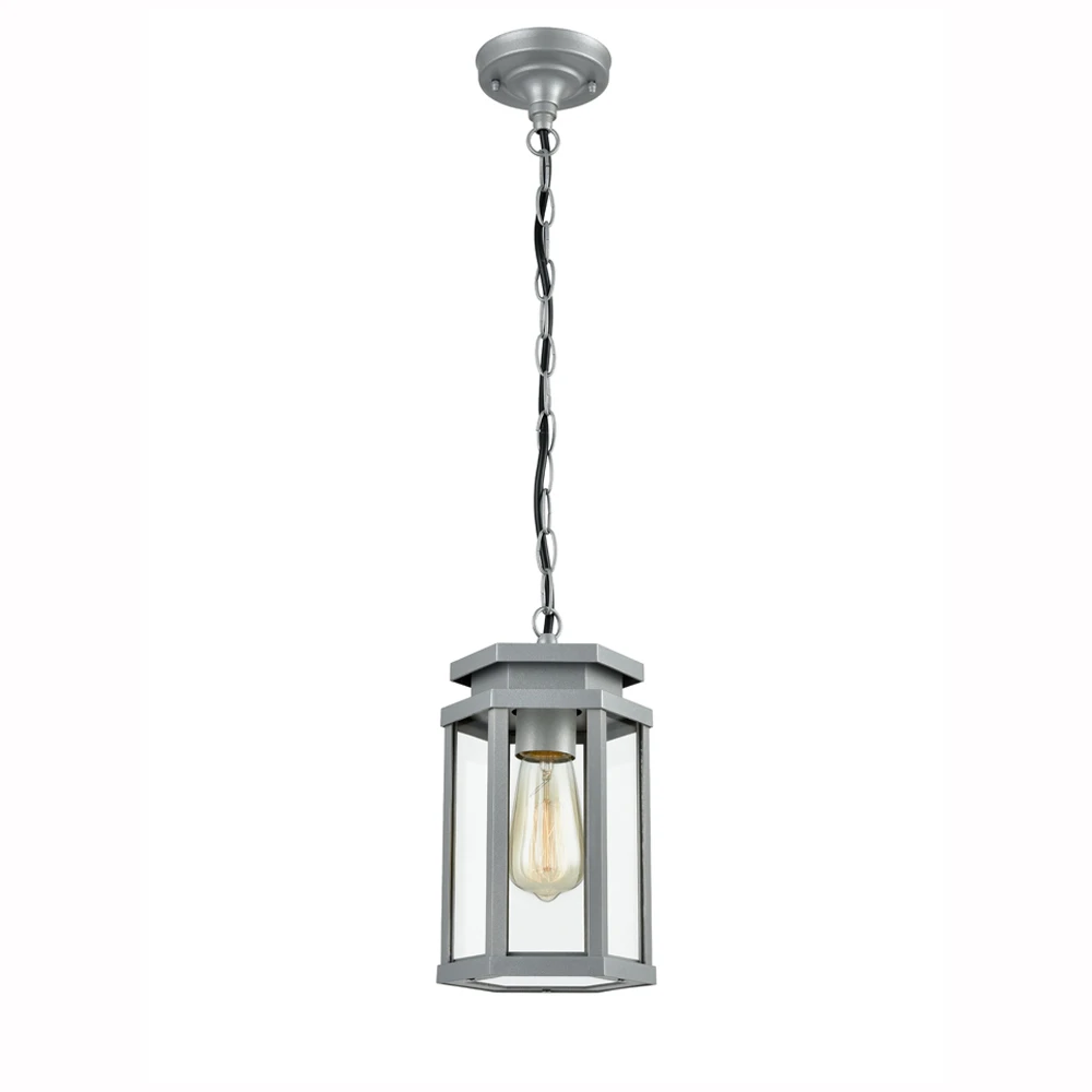 1 Light Interior Exterior Pendant Grey | Washington Lighting and Interiors 1 Light Interior Exterior Pendant Grey | Washington Lighting and Interiors