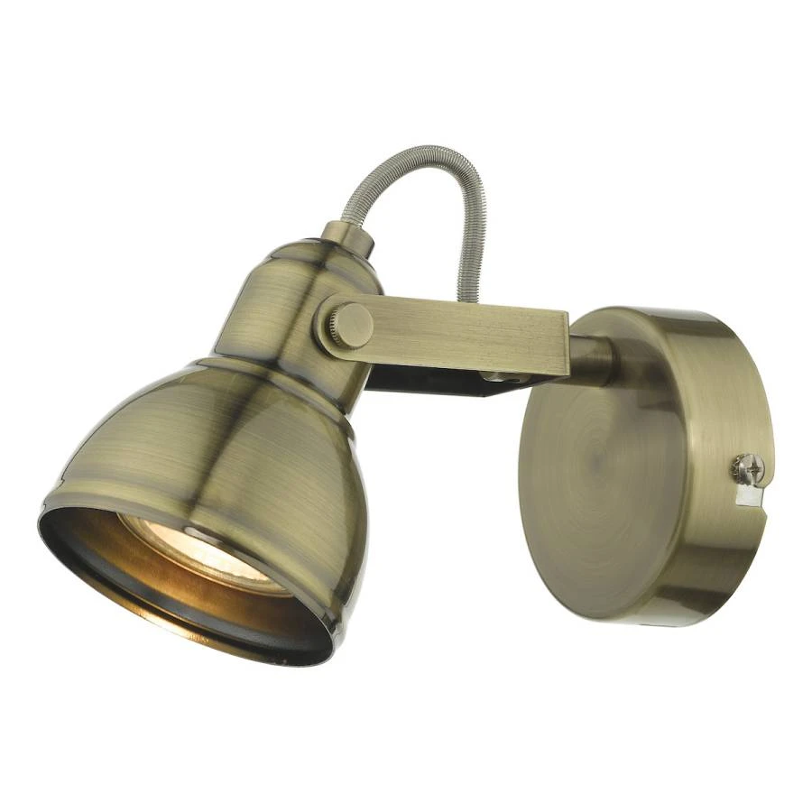Single Spotlight Antique Brass | Washington Lighting and Interiors Single Spotlight Antique Brass | Washington Lighting and Interiors
