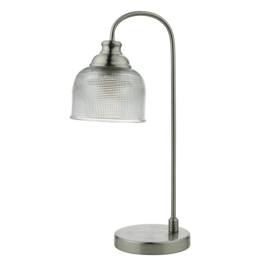 Touch Table Lamp Satin Nickel Decorative Glass | Washington Lighting and Interiors Touch Table Lamp Satin Nickel Decorative Glass | Washington Lighting and Interiors