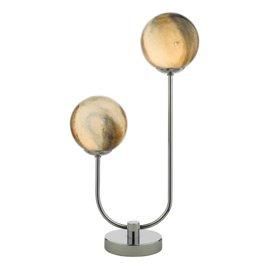 2 Light Table Lamp Polished Chrome Glass | Washington Lighting and Interiors 2 Light Table Lamp Polished Chrome Glass | Washington Lighting and Interiors