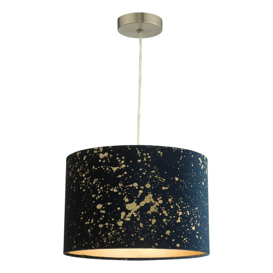 Easy Fit Navy Blue Shade with Gold Speckle Shade Only | Washington Lighting and Interiors Easy Fit Navy Blue Shade with Gold Speckle Shade Only | Washington Lighting and Interiors
