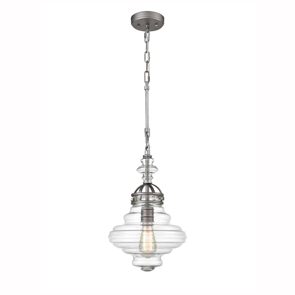 1 Light Interior Pendant Brushed Nickel | Washington Lighting and Interiors 1 Light Interior Pendant Brushed Nickel | Washington Lighting and Interiors