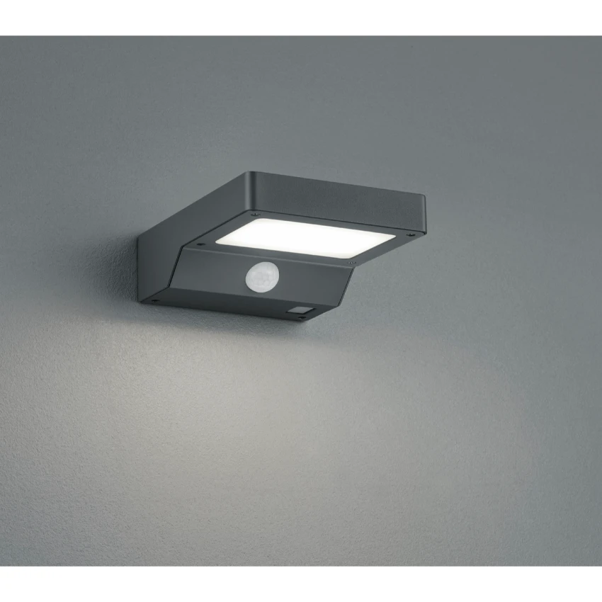 Modern Anthracite Wall Light Ip44 Led 3000k | Washington Lighting and Interiors Modern Anthracite Wall Light Ip44 Led 3000k | Washington Lighting and Interiors