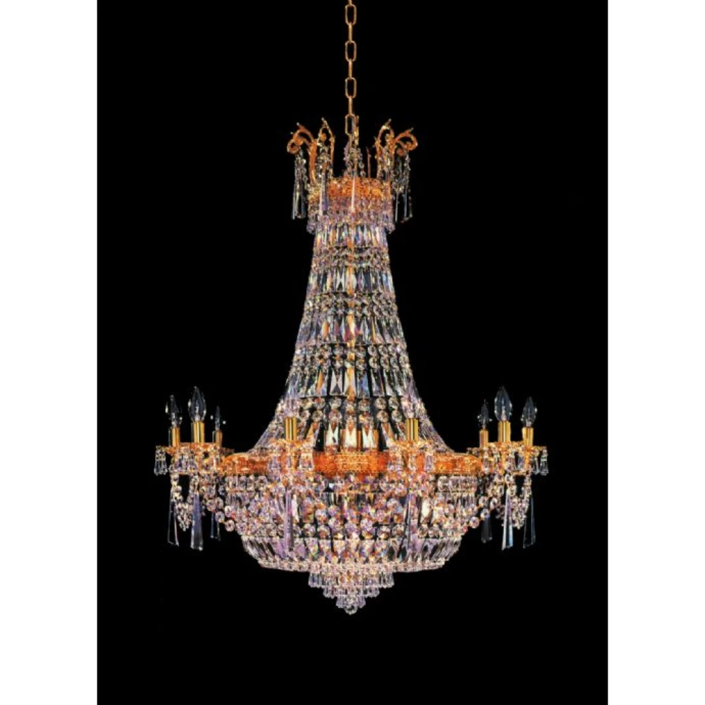 5 Light Fitting in Gold Bc with Strass Crystal | Washington Lighting and Interiors 5 Light Fitting in Gold Bc with Strass Crystal | Washington Lighting and Interiors