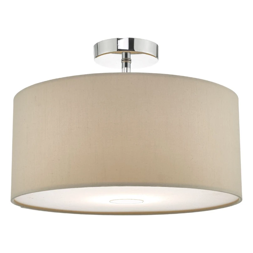 Easy Fit 40cm Faux Silk Taupe Drum Shade Only | Washington Lighting and Interiors Easy Fit 40cm Faux Silk Taupe Drum Shade Only | Washington Lighting and Interiors