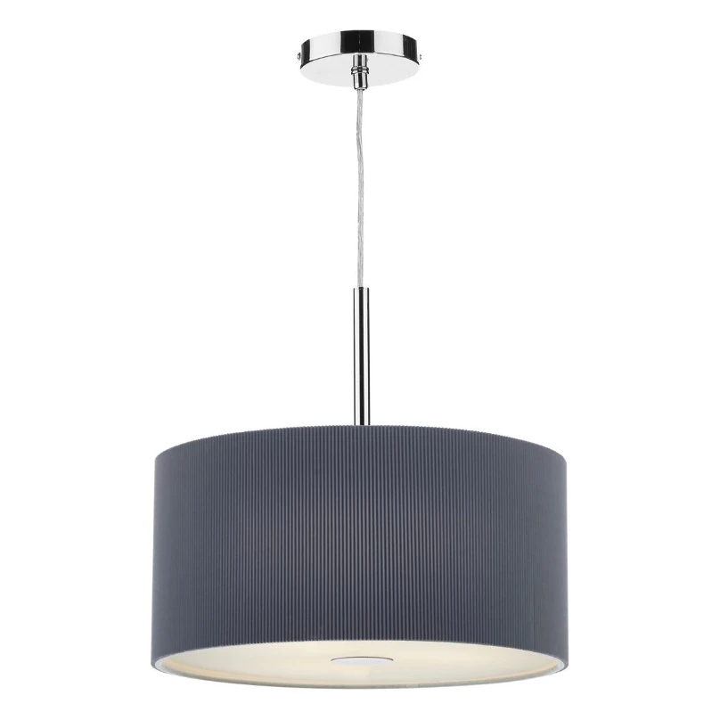 40cm 3 Light Ceiling Pendant in Grey | Washington Lighting and Interiors 40cm 3 Light Ceiling Pendant in Grey | Washington Lighting and Interiors
