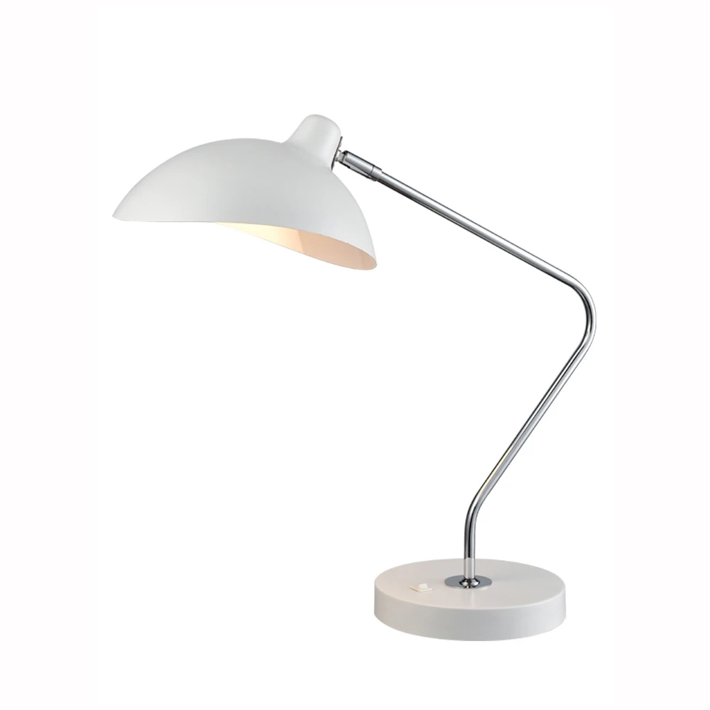 1 Light Interior Table Lamp White Chrome | Washington Lighting and Interiors 1 Light Interior Table Lamp White Chrome | Washington Lighting and Interiors