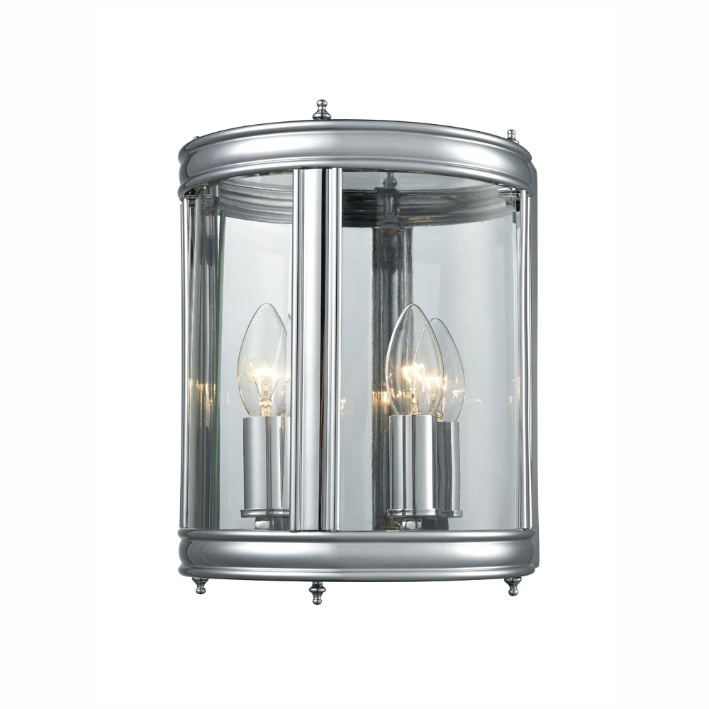 Wall Lantern in Chrome | Washington Lighting and Interiors Wall Lantern in Chrome | Washington Lighting and Interiors
