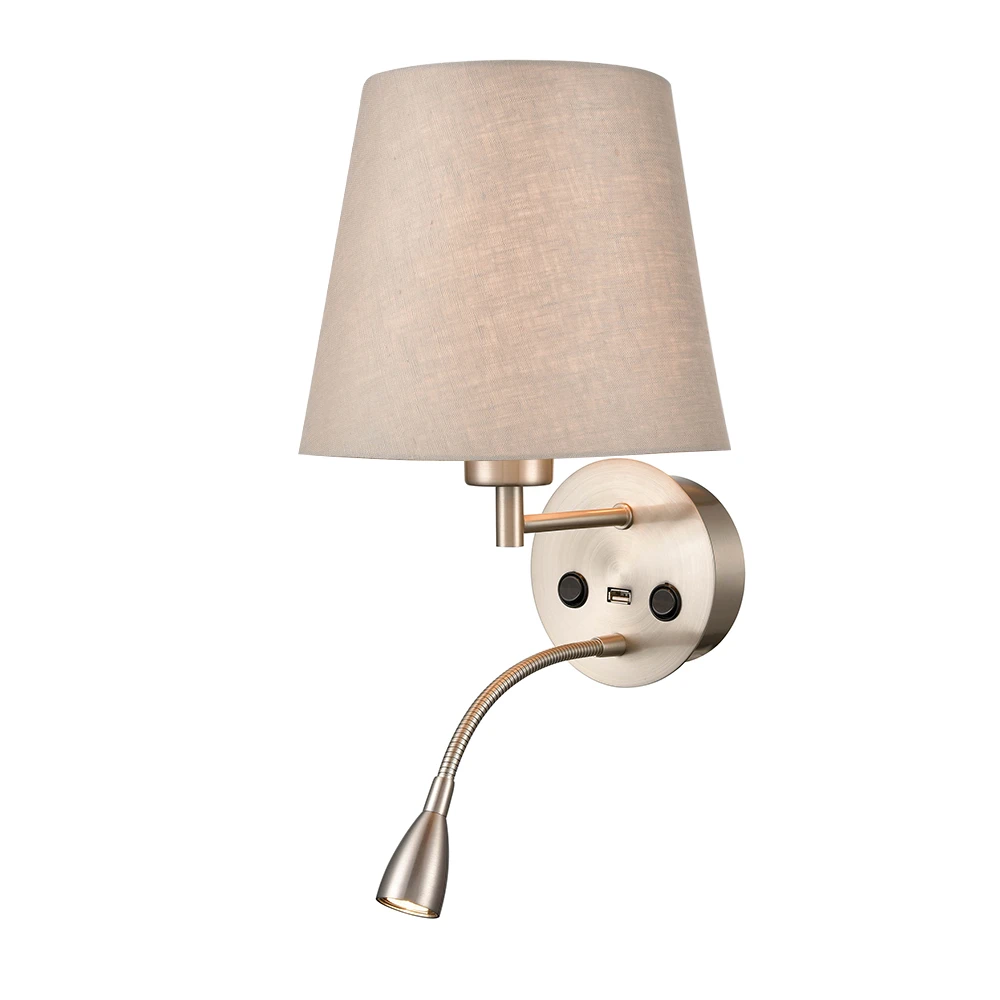 2 Light Interior Wall Bracket Satin Nickel | Washington Lighting and Interiors 2 Light Interior Wall Bracket Satin Nickel | Washington Lighting and Interiors