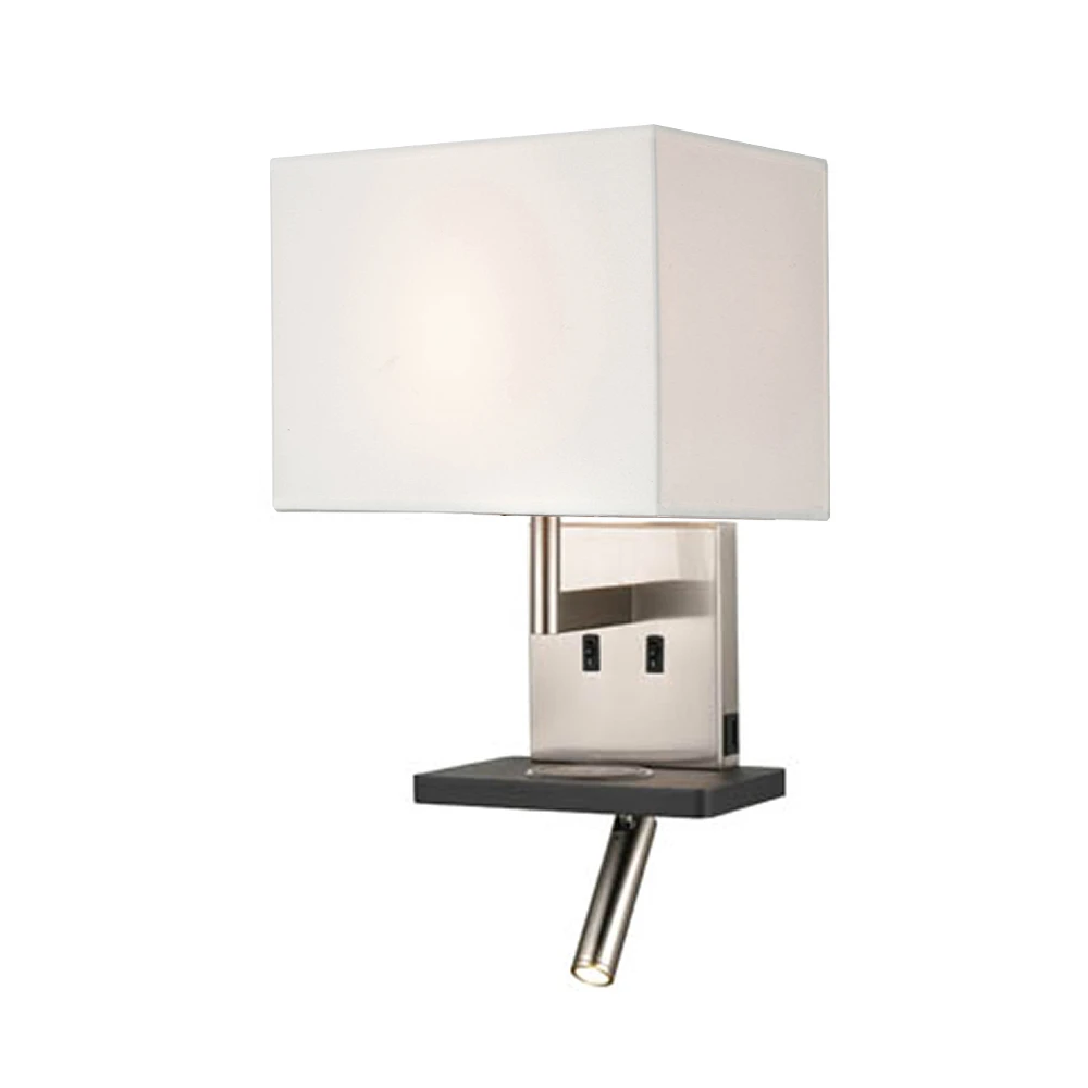 2 Light Interior Wall Bracket Satin Nickel | Washington Lighting and Interiors 2 Light Interior Wall Bracket Satin Nickel | Washington Lighting and Interiors