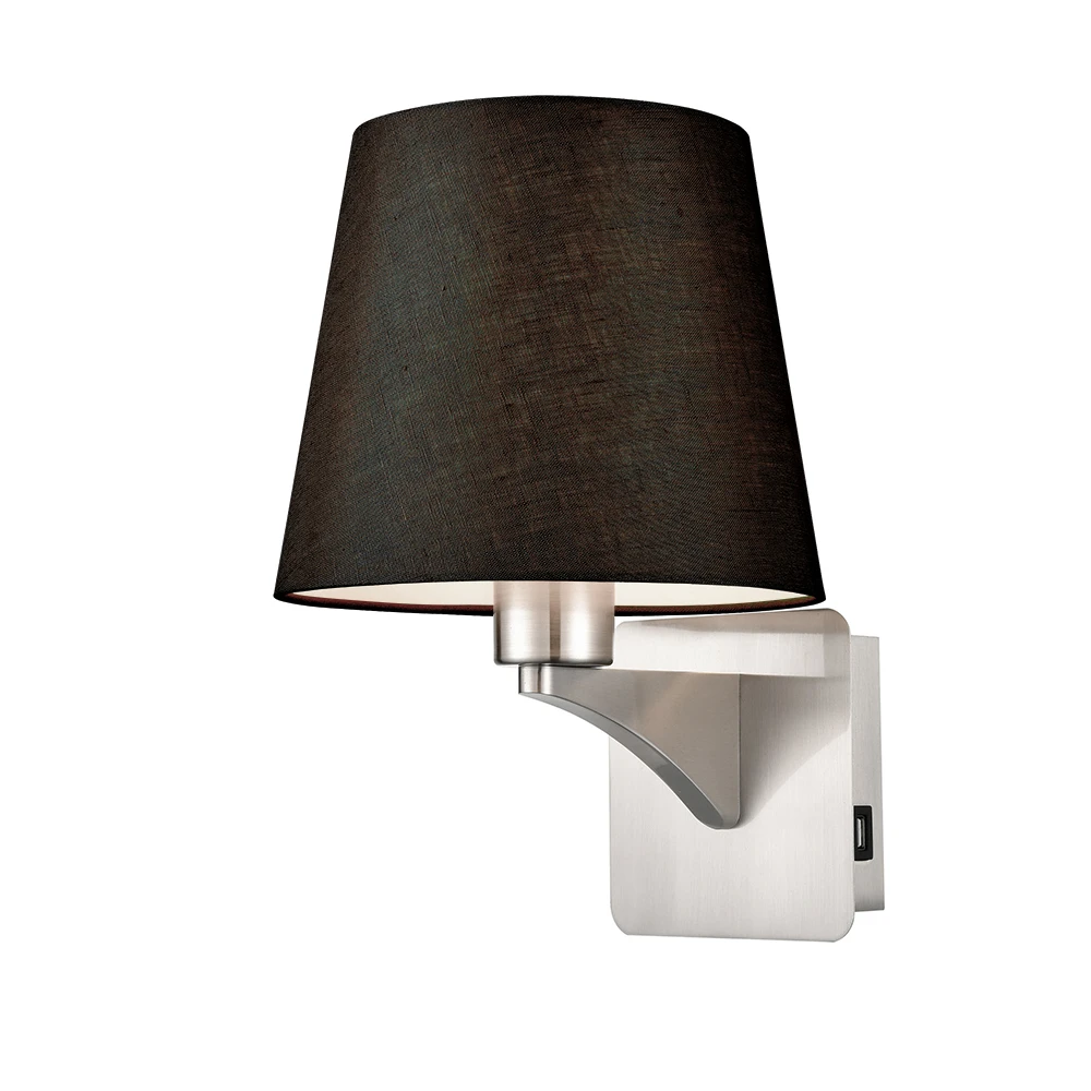 1 Light Interior Wall Bracket Satin Nickel | Washington Lighting and Interiors 1 Light Interior Wall Bracket Satin Nickel | Washington Lighting and Interiors