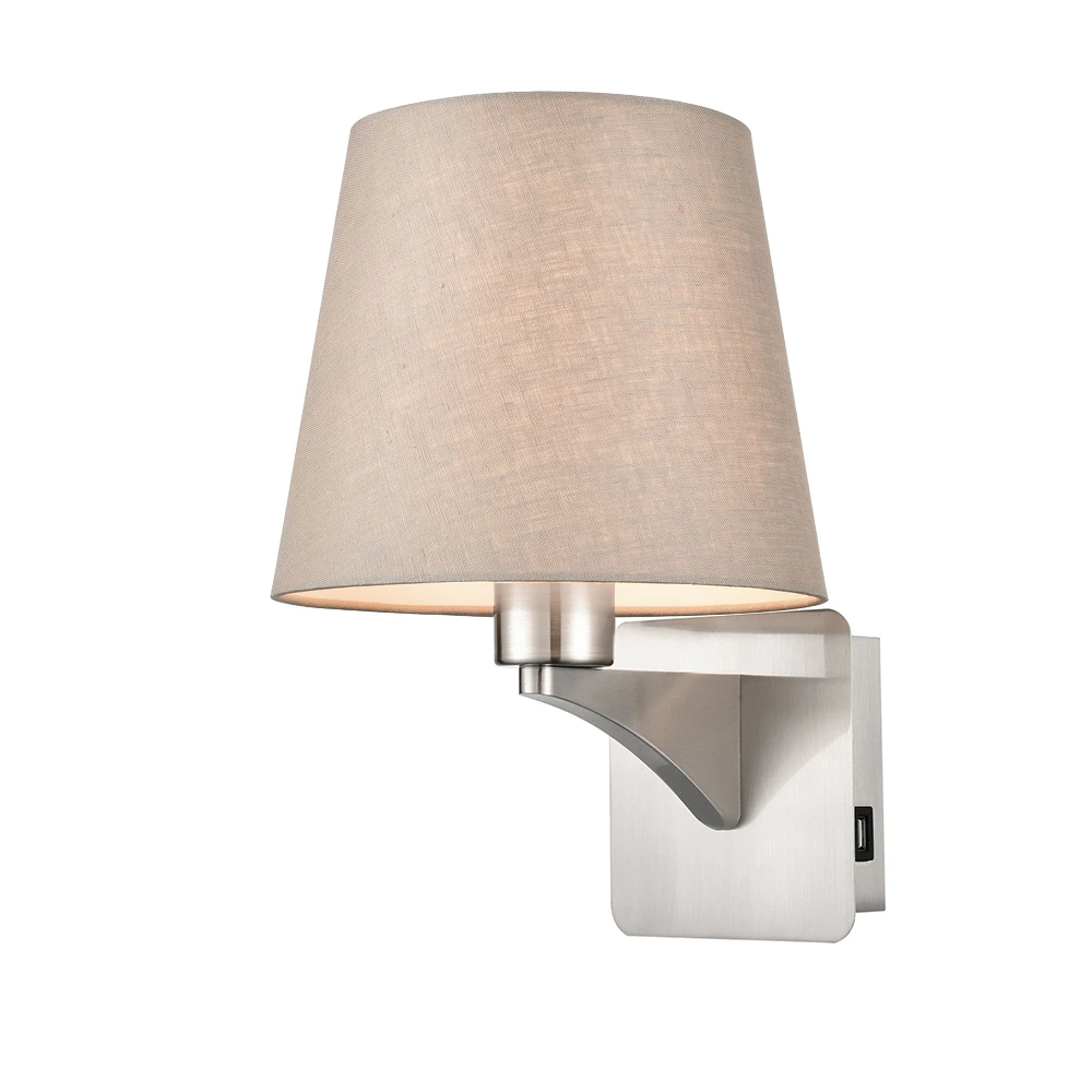 1 Light Interior Wall Bracket Satin Nickel | Washington Lighting and Interiors 1 Light Interior Wall Bracket Satin Nickel | Washington Lighting and Interiors