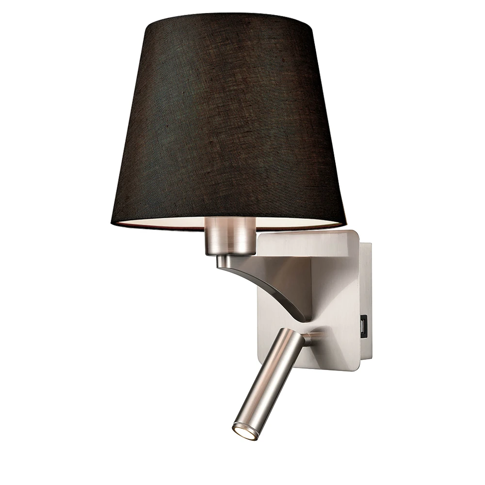 2 Light Interior Wall Bracket Satin Nickel | Washington Lighting and Interiors 2 Light Interior Wall Bracket Satin Nickel | Washington Lighting and Interiors