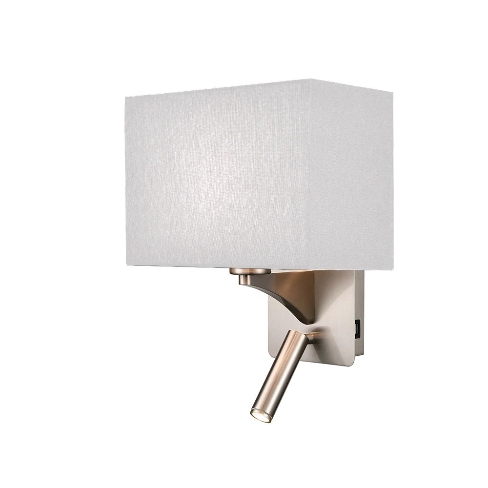 2 Light Interior Wall Bracket Satin Nickel | Washington Lighting and Interiors 2 Light Interior Wall Bracket Satin Nickel | Washington Lighting and Interiors