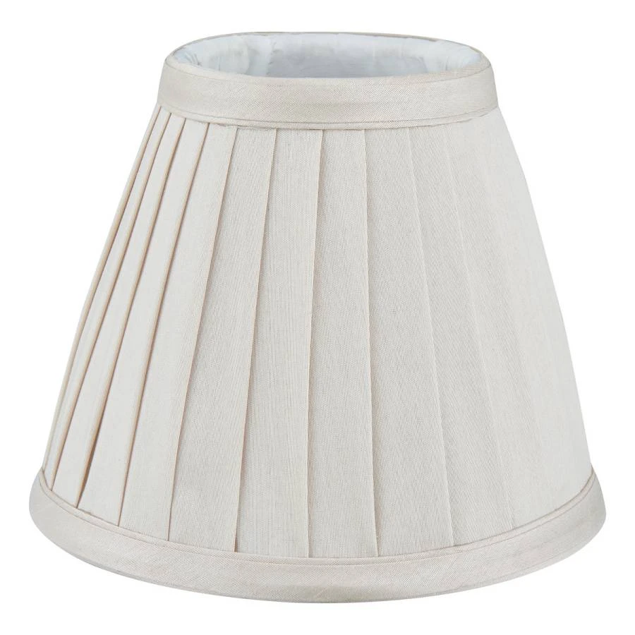 Ivory Faux Silk Pleated Shade 15cm | Washington Lighting and Interiors Ivory Faux Silk Pleated Shade 15cm | Washington Lighting and Interiors