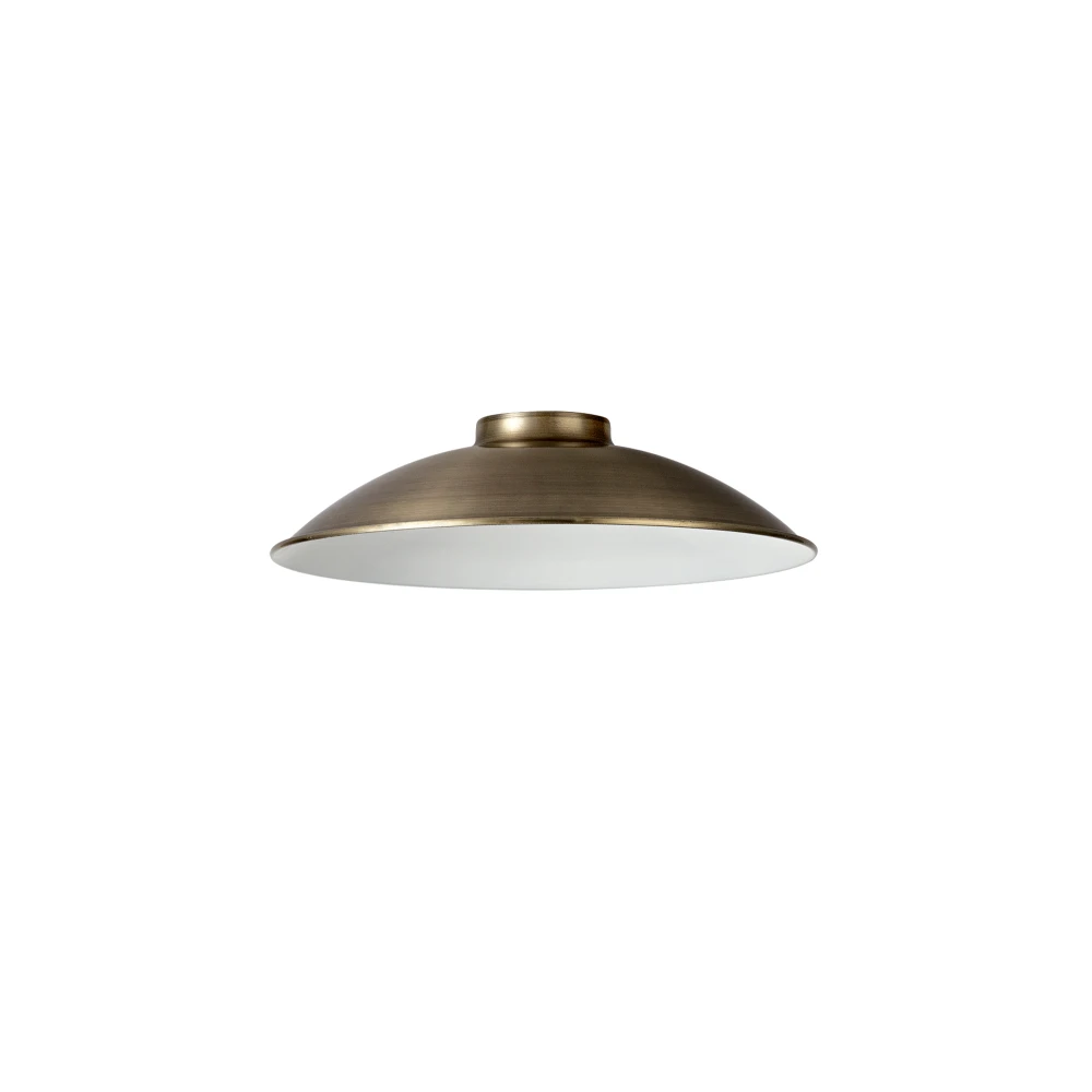 Anderson Shallow Round 25cm Lampshade Antique Brass | Washington Lighting and Interiors Anderson Shallow Round 25cm Lampshade Antique Brass | Washington Lighting and Interiors