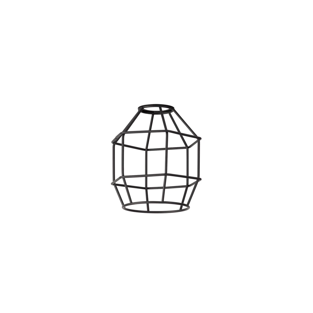 Anderson Hexagon 14cm Wire Cage Shade Black | Washington Lighting and Interiors Anderson Hexagon 14cm Wire Cage Shade Black | Washington Lighting and Interiors