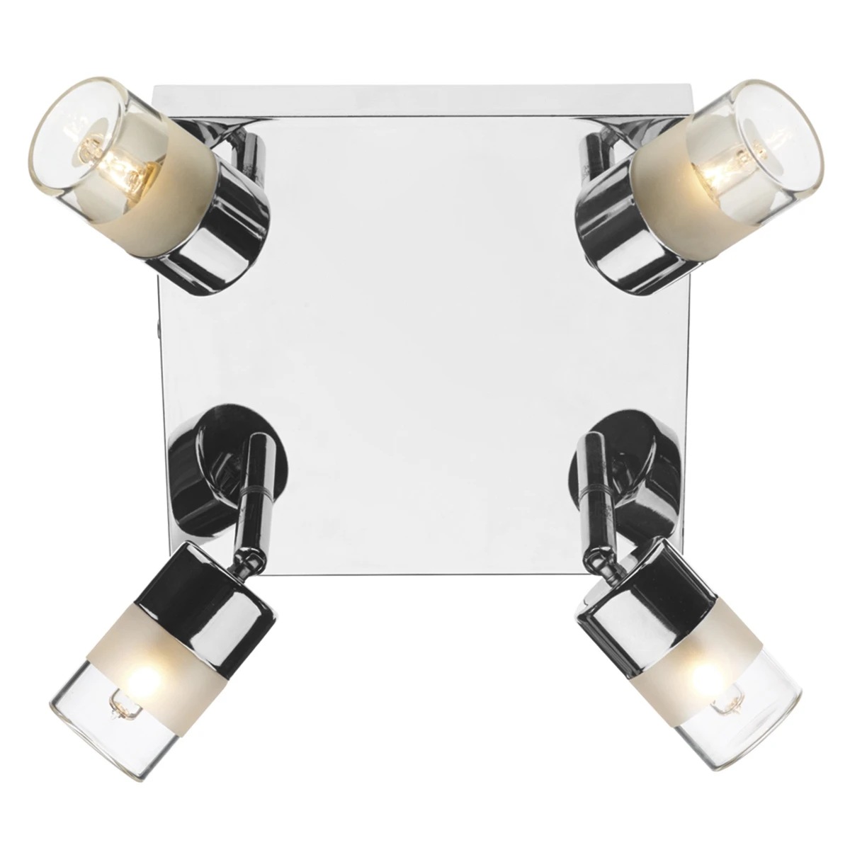 Frosted Glass Light Ceiling Plate in Polished Chrome | Washington Lighting and Interiors Frosted Glass Light Ceiling Plate in Polished Chrome | Washington Lighting and Interiors
