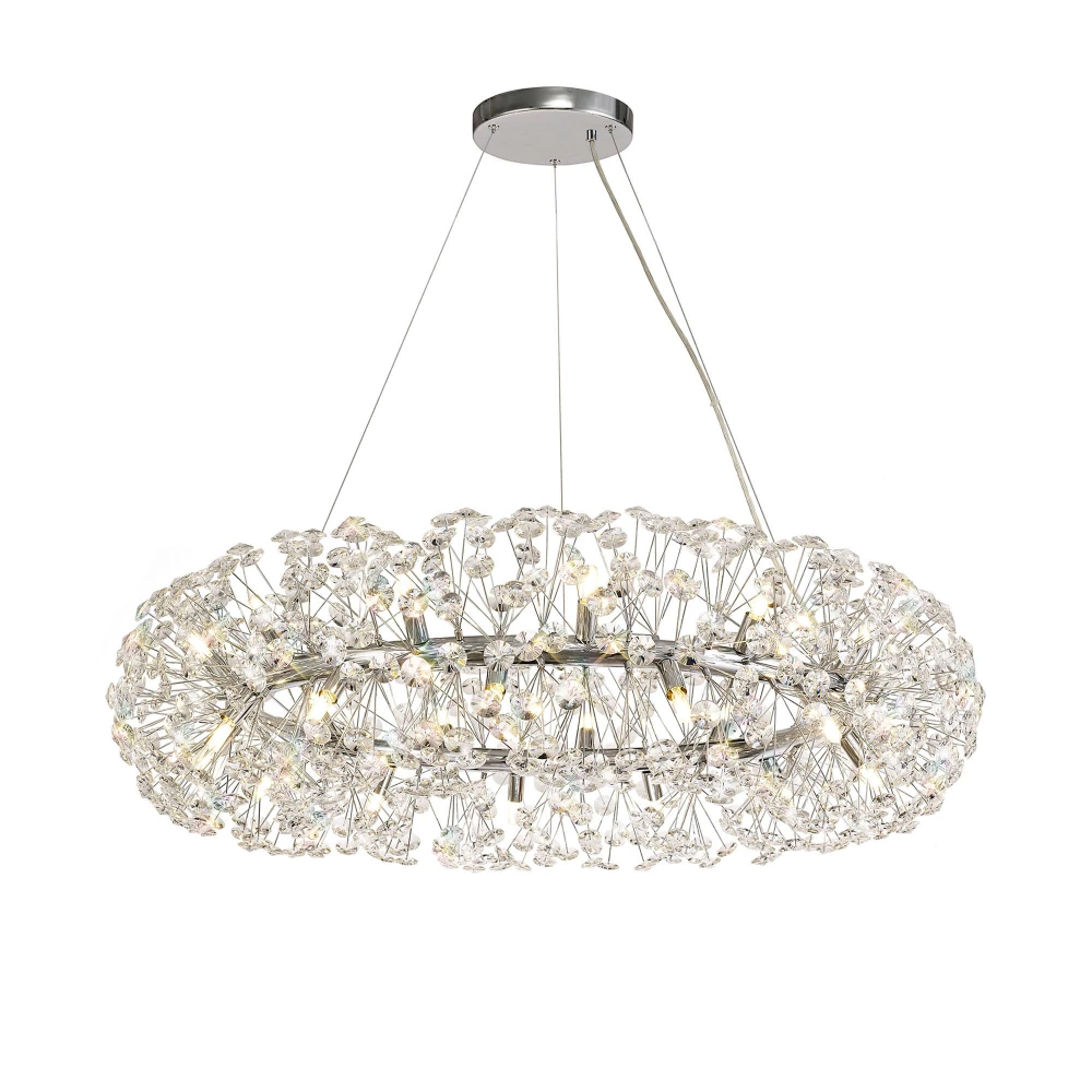 Bartlett Pendant 26 Light G9 Polished Chromecrystal | Washington Lighting and Interiors Bartlett Pendant 26 Light G9 Polished Chromecrystal | Washington Lighting and Interiors