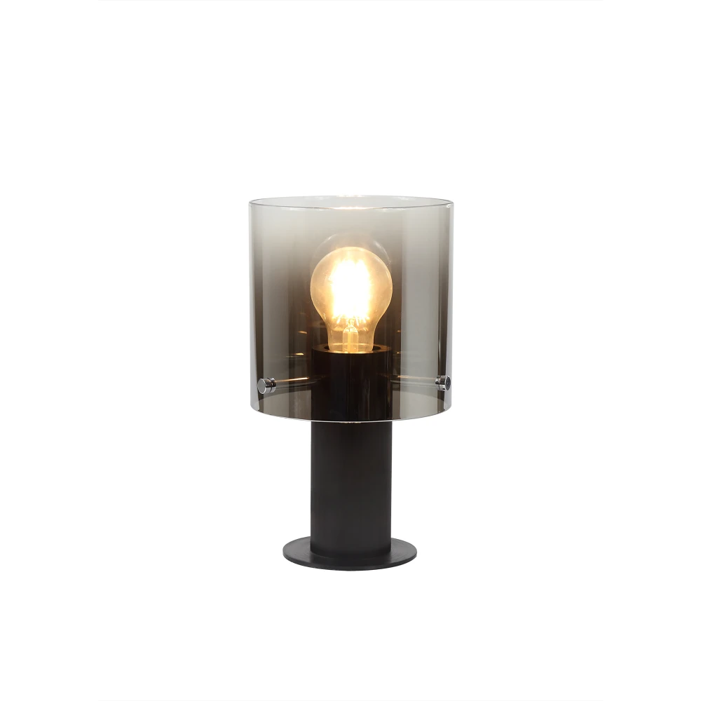 Bathurst Table Lamp 1 Light Table Lamp E27 Blacksmoke Fade Glass | Washington Lighting and Interiors Bathurst Table Lamp 1 Light Table Lamp E27 Blacksmoke Fade Glass | Washington Lighting and Interiors