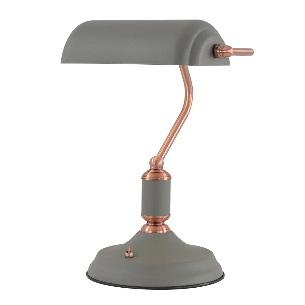Belfield Table Lamp 1 Light with Toggle Switch Sand Greycopper | Washington Lighting and Interiors Belfield Table Lamp 1 Light with Toggle Switch Sand Greycopper | Washington Lighting and Interiors