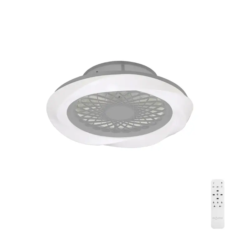 70w Led Dimmable Ceiling Light with Built-in 35w Dc Reversible Fan Silver Finish Cw Remote Control 4200lm | Washington Lighting and Interiors 70w Led Dimmable Ceiling Light with Built in 35w Dc Reversible Fan Silver Finish Cw Remote Control 4200lm | Washington Lighting and Interiors