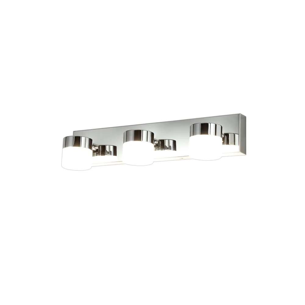 Brant Wall Lamp Triple Adjustable 3 X 5w Led 4000k 1275lm Ip44 Polished Chrome 3yrs Warranty | Washington Lighting and Interiors Brant Wall Lamp Triple Adjustable 3 X 5w Led 4000k 1275lm Ip44 Polished Chrome 3yrs Warranty | Washington Lighting and Interiors