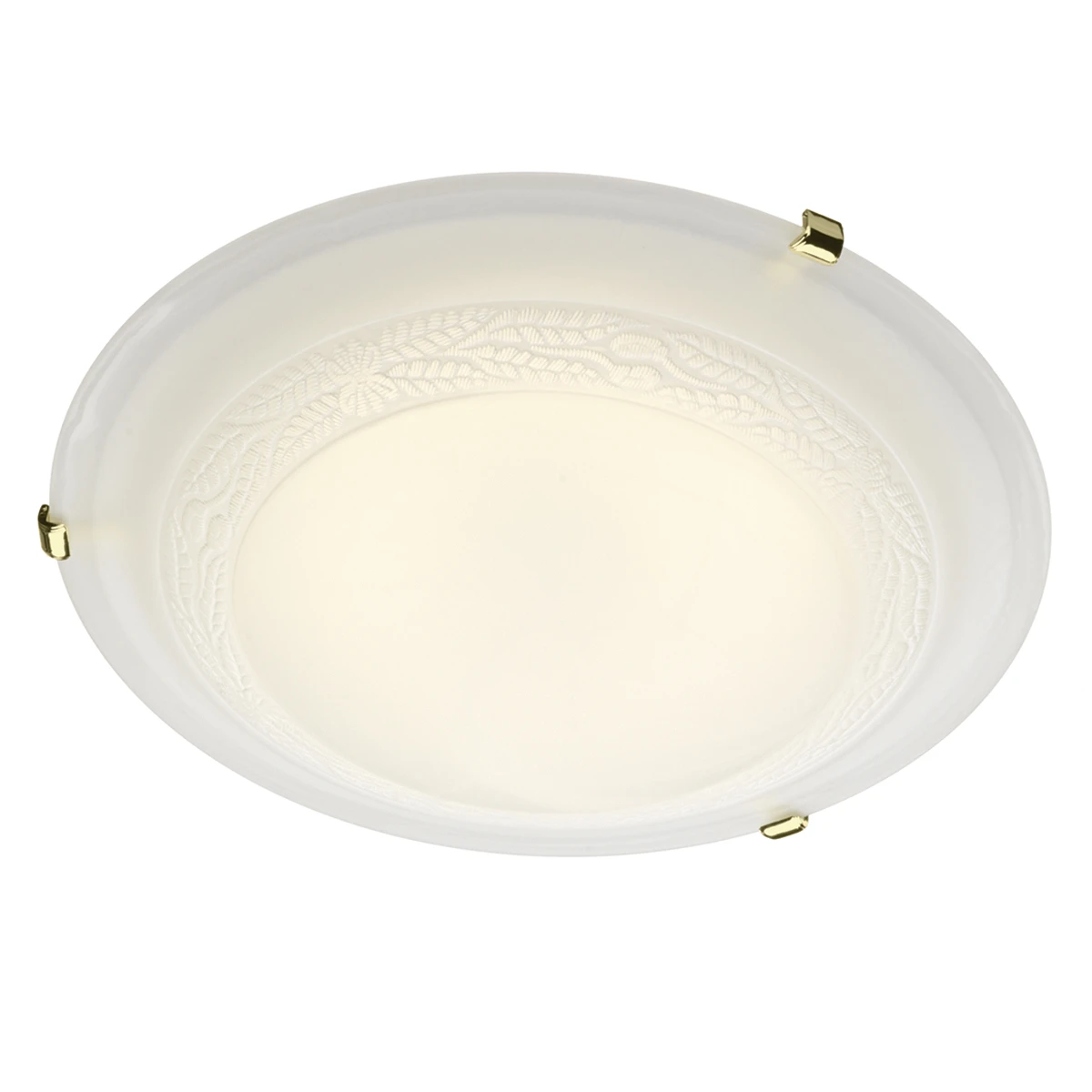 Flush Ceiling Light Patterned Alabaster Glass Brass Clips | Washington Lighting and Interiors Flush Ceiling Light Patterned Alabaster Glass Brass Clips | Washington Lighting and Interiors