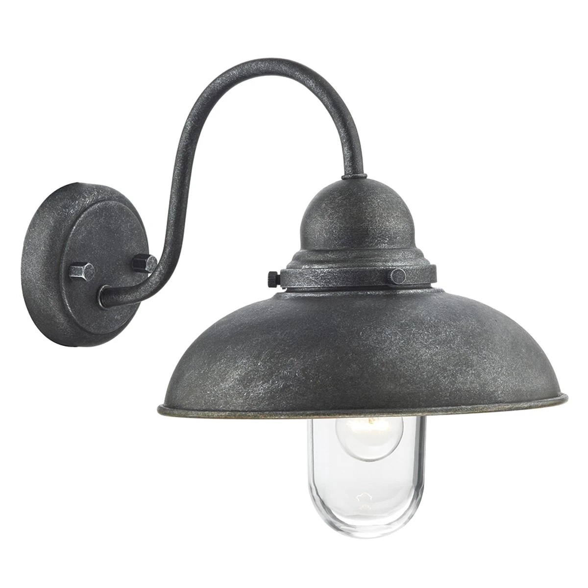 Retro Style Light Wall Bracket in Aged Iron | Washington Lighting and Interiors Retro Style Light Wall Bracket in Aged Iron | Washington Lighting and Interiors