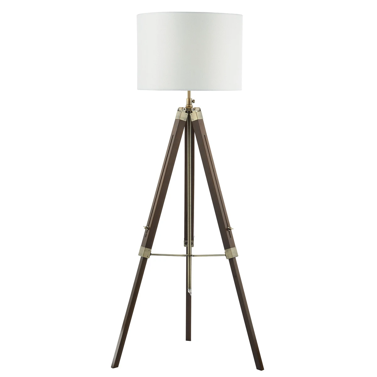 Tripod Style Floor Lamp in Dark Wood - Base Only | Washington Lighting and Interiors Tripod Style Floor Lamp in Dark Wood Base Only | Washington Lighting and Interiors