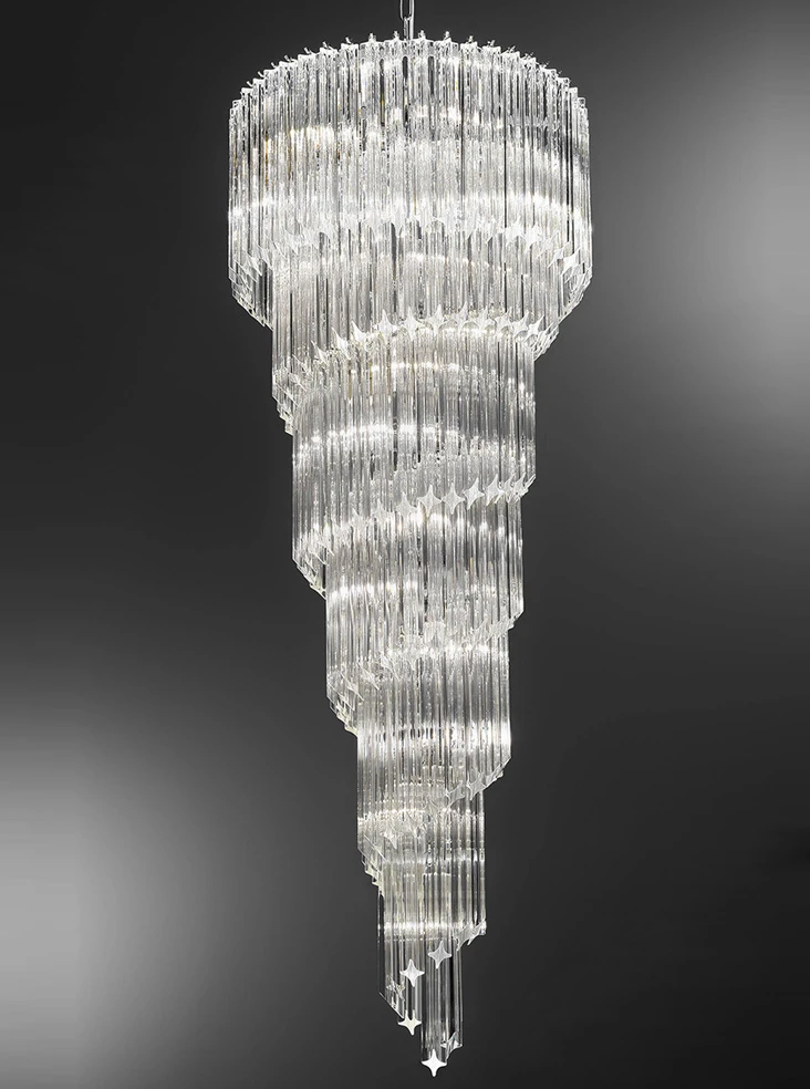 Crystal Glass 13 Light Pendant | Washington Lighting and Interiors Crystal Glass 13 Light Pendant | Washington Lighting and Interiors